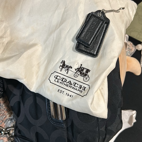 Coach Black Canvas Kristin Signature - Picture 5 of 5